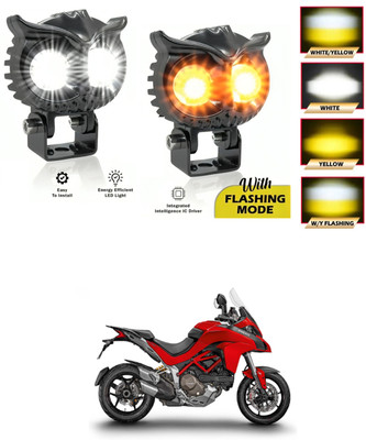 GONAMA Front, Rear LED Indicator Light for Suzuki GS(White, Yellow)