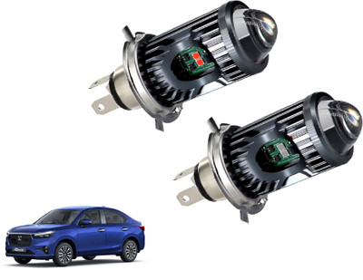 AUTO PEARL White/Yellow Dual Beam & Flicker Red/Blue H4 Led Bulb A016 Headlight Car LED for Honda (12 V, 35 W)(Amaze, Pack of 2)