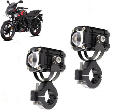 AUTO PEARL Mini LED Yellow/White/Red with Flashing Led for Pulsar 220 Fog Lamp Motorbike LED for Bajaj (12 V, 15 W)(Pulsar 220)
