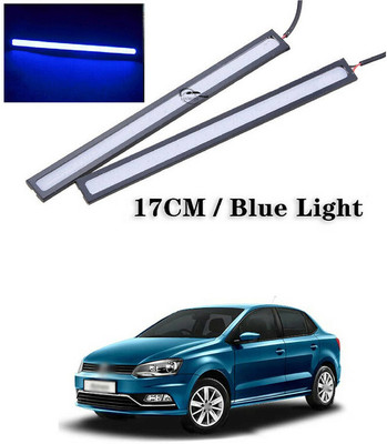 LOVMOTO COB LED Strip DRL Driving Daytime Running Light 1 Car Fancy Lights(Blue)