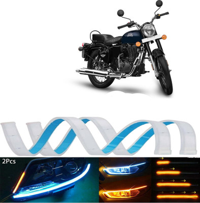 BLUERIDE DRL-LT-BIKE-BR166 Interior Light Motorbike, Car, Truck, Van LED for Royal Enfield (12 V, 12 W)(Universal For Bike, Pack of 2)