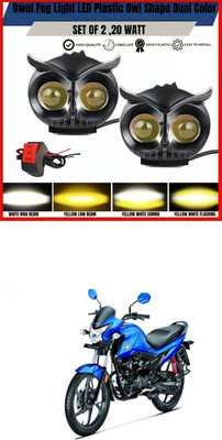 LOVMOTO Front, Rear LED Indicator Light for TVS Jive(White, Yellow)