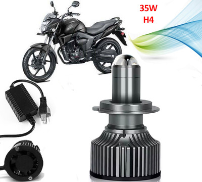 AUTO PEARL Ultra Bright H4 Headlights 35W Led Bulbs with Hi/Low Beam for Motorcycle C36 Headlight Motorbike LED for Honda (12 V, 35 W)(CB Trigger, Pack of 1)