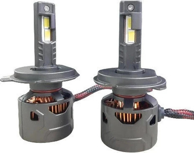 AutoPowerz H4 White 200W 9-30V led headlight bulb Headlight Car LED (9 V, 200 W)(Universal For Car, Pack of 2)