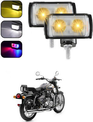 GONAMA Front, Rear LED Indicator Light for Piaggio Vespa LX(White, Yellow)