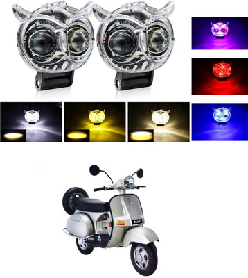 GONAMA Front, Rear LED Indicator Light for Mahindra Rodeo RZ(White, Yellow)