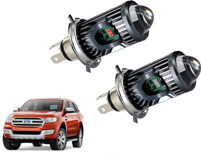 AUTO PEARL White/Yellow Dual Beam & Flicker Red/Blue H4 Led Bulb A070 Headlight Car LED for Ford (12 V, 35 W)(Endeavour, Pack of 2)