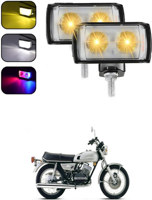 GONAMA Front, Rear LED Indicator Light for Royal Enfield Universal For Bike(White, Yellow)