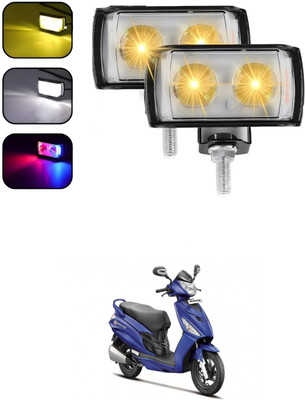 GONAMA Front, Rear LED Indicator Light for Hero Ignitor(White, Yellow)