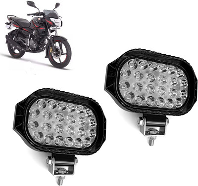 AUTO PEARL 24 LED Hi-Lo Ultra Bright White light Driving Spot Work Lights for Bike 029 Back Up Lamp Motorbike LED for Bajaj (12 V, 45 W)(Pulsar 135 LS, Pack of 2)