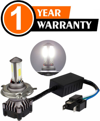 SORAX Motorcycle,Car LED Headlight H4 Light Heavy Brightness Headlight Motorbike, Car LED (12 V, 40 W)(Universal For Bike, Universal For Car)