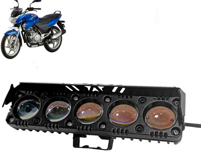 AUTO PEARL 5-Projector lens LED Dual Color High Beam Foglight O091 Fog Lamp Motorbike LED for Bajaj (12 V, 30 W)(Discover, Pack of 1)