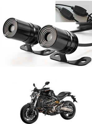 LOVMOTO Front, Rear LED Indicator Light for Hero Hunk(White)