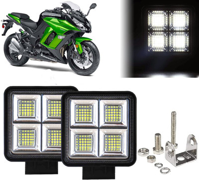 AUTO PEARL 64 LED 192W Fog Light Super Bright With Mounting Brackets for Ninja 1000 Fog Lamp Motorbike LED for Kawasaki (12 V, 192 W)(Ninja 1000, Pack of 1)