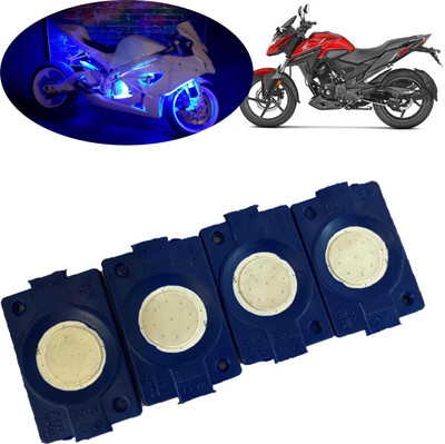 DvineAutoFashionZ PATCH LightBlue_778 Brake Light Motorbike, Car LED for Honda (12 V, 1.5 W)(Universal For Bike, Pack of 4)