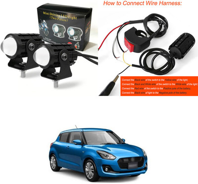 PRTEK LED Fog Light 2PCS_R172 Fog Lamp Car, Motorbike LED (8 V, 10 W)(Swift, Pack of 2)