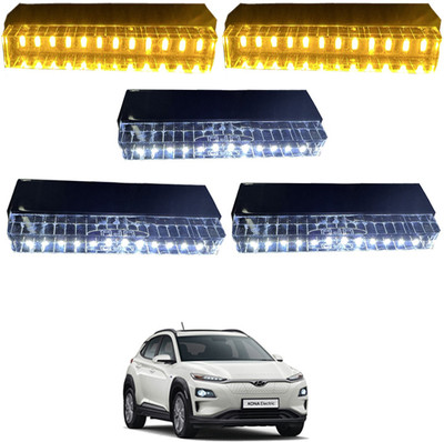 ABJD Waterproof 5Pcs UFO Car Roof Marker Light (No Drilling/Easy Install)-166 Fog Lamp Car, Truck, Van LED for Hyundai (12 V, 55 W)(Universal For Car, Pack of 5)