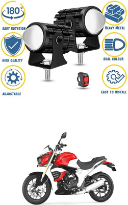 LOVMOTO Front, Rear LED Indicator Light for TVS Apache RTR 160(White, Yellow)