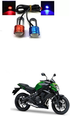 XZRTZ Strobe Light Eagle Eye Red-Blue (1 Pair) 2 Pcs Bike LED Z103 Parking Light Motorbike LED for Kawasaki (12 V, 10 W)(Universal For Bike, Pack of 2)