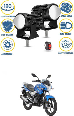 LOVMOTO Front, Rear LED Indicator Light for TVS Sport(White, Yellow)