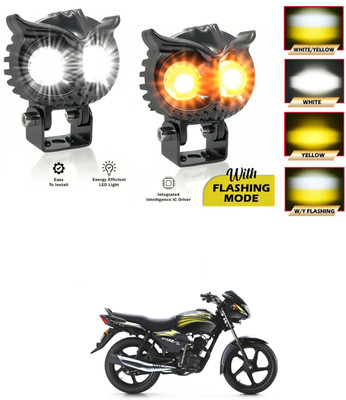 GONAMA Front, Rear LED Indicator Light for Yamaha Crux(White, Yellow)