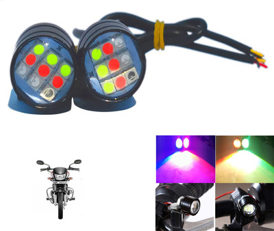 Autoinnovation Waterproof Original 12V LED Strobe Flash Warning Brake Lights-L1_155 Indicator Light Motorbike LED for Hero (12 V, 18 W)(HF Dawn, HF Deluxe, Universal For Bike, Pack of 2)