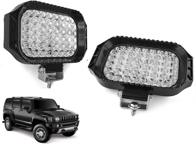 AUTO PEARL 48 LED Hi-Lo Ultra Bright White light Driving Spot Work Lights for Car 169 Back Up Lamp Car LED (12 V, 60 W)(Hummer H3, Pack of 2)