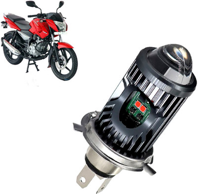 AUTO PEARL White/Yellow Dual Beam & Flicker Red/Blue Led for Pulsar 135 LS DTS-i Fog Lamp Motorbike LED for Bajaj (12 V, 35 W)(Pulsar 135 LS, Pack of 1)