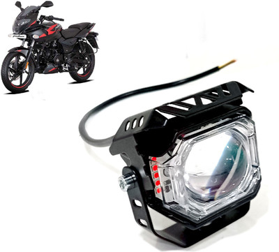 AUTO PEARL White/Yellow High Beam & Multi Flicker Red/Blue Led for Pulsar 220 Fog Lamp Motorbike LED for Bajaj (12 V, 30 W)(Pulsar 220, Pack of 1)