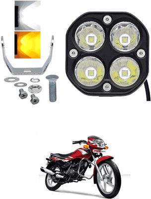 LOVMOTO Universal 4 INCH 40W Squire Led Driving Fog Lights White Yellow Light S360 Interior Light Car, Motorbike LED for TVS (12 V, 40 W)(Star Sport, Pack of 1)
