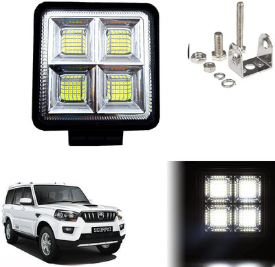 AUTO PEARL 192W-64 LED Fog Light Super Bright With Mounting Brackets for Scorpio 2014-2017 Fog Lamp Car, Van, Truck LED for Mahindra (12 V, 192 W)(Scorpio, Pack of 1)