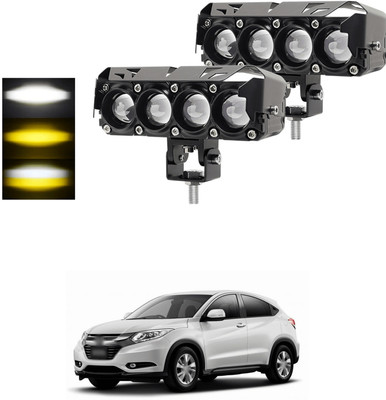 GONAMA Universal 5 inch LED Driving Fog Lights 120W White and Amber LED Projector sg277 Mirror Light Car, Motorbike LED for Maruti Suzuki (12 V, 40 W)(Gypsy, Pack of 2)