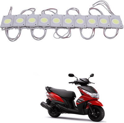 LOVMOTO DC 12 Volt 2.4 Watt Coin Shape LED Module Light Lamp Bulb Multipurpose SG1226 Indicator Light Car, Motorbike LED for Yamaha (12 V, 12 W)(Ray Z, Pack of 1)