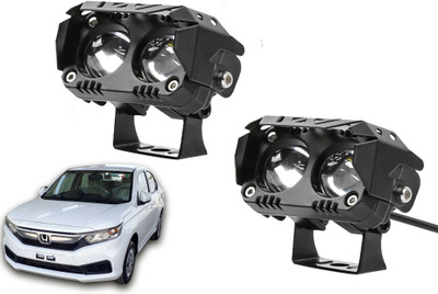 AUTO PEARL 2-Projector lens LED Dual Color White and Yellow N278 Fog Lamp Car LED for Honda (12 V, 15 W)(Amaze, Pack of 2)