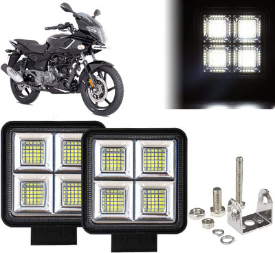 AUTO PEARL 64 LED 192W Fog Light Super Bright With Mounting Brackets for Pulsar 180 FBS6 Fog Lamp Motorbike LED for Bajaj (12 V, 192 W)(Pulsar 180, Pack of 2)