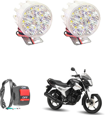 REPLEY 9LedSmallRound0011 Headlight Motorbike LED for Hero (9 V, 9 W)(Ambition, Pack of 2)
