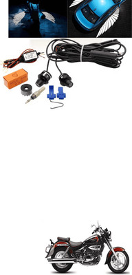 LOVMOTO Universal Bike & Car laser Wing Projector/Shadow Light/Ghost LED Light SX249 Mirror Light Car, Motorbike LED for Royal Enfield (12 V, 12 W)(Bullet 350, Pack of 2)