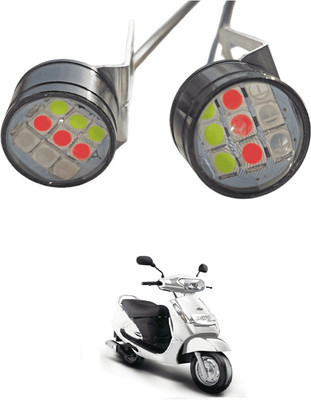 LOVMOTO Front, Rear LED Indicator Light for Mahindra Duro DZ(Multicolor)