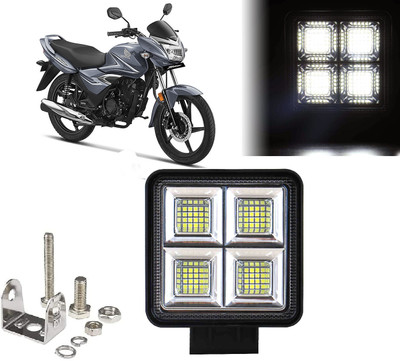 AUTO PEARL 64 LED-192W Fog Light Super Bright With Mounting Brackets for CB Shine Fog Lamp Motorbike LED for Honda (12 V, 192 W)(CB Shine, Pack of 1)