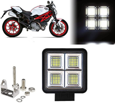 AUTO PEARL 64 LED-192W Fog Light Super Bright With Mounting Brackets for Monster 796 S2 R Fog Lamp Motorbike LED for Ducati (12 V, 192 W)(Monster 796 S2R)
