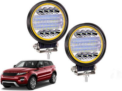 AUTO PEARL 24LED Round 3Mode Yellow/White light High Beam Led for Land Range Rover Evoque Fog Lamp Car LED for Land Rover (12 V, 72 W)(Evoque)