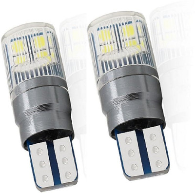 Cloudsale 8Led Cap T10 Car LED Lamp for Interior Reading License Plate Light Car LED (12 V, 5 W)(Universal For Car, Pack of 2)