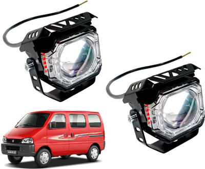 AUTO PEARL Yellow/White & Multi Flicker Red/Blue High Beam Led for Eeco Fog Lamp Car LED for Maruti Suzuki (12 V, 30 W)(Eeco, Pack of 2)