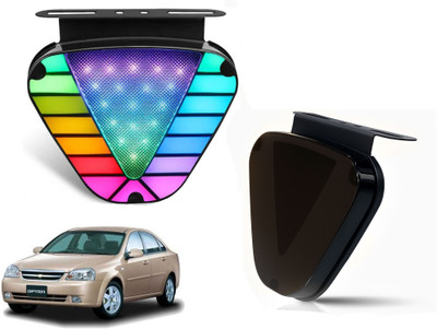 AUTO PEARL 1PC Color Triangle Brake Light, Anti-Rear-End Collision Strobe Tail Light A269 Tail Light Car LED for Chevrolet (12 V, 25 W)(Optra, Pack of 1)