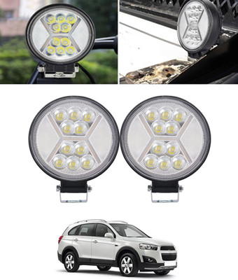 MSNP Universal White/yellow 10LED 12V Fancy Mini X Mercury Light For Car-48 Fog Lamp Car LED for Chevrolet (12 V, 55 W)(Captiva, Pack of 1)