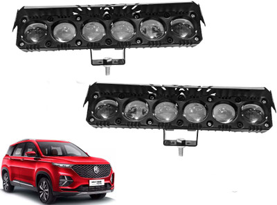 AUTO PEARL 6Projector lens LED Dual Color White and Yellow High Beam Foglight G166 Fog Lamp Car LED for MG (12 V, 35 W)(Hector, Pack of 2)