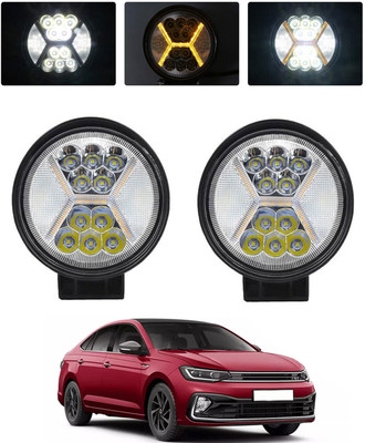 AYW 12V/10LED Fancy White/yellow Colour Mini X Mercury Light For Car-297 Fog Lamp Car LED for Maruti Suzuki (12 V, 55 W)(Versa, Pack of 1)