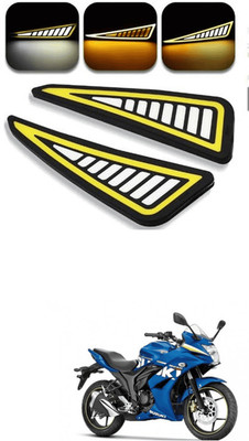 LOVMOTO Front, Rear LED Indicator Light for Suzuki Gixxer SF(Multicolor)