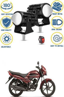 GONAMA Front, Rear LED Indicator Light for Hero Splendor NXG(White, Yellow)