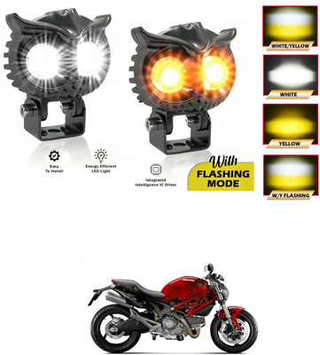 GONAMA Front, Rear LED Indicator Light for Hero Hunk(White, Yellow)